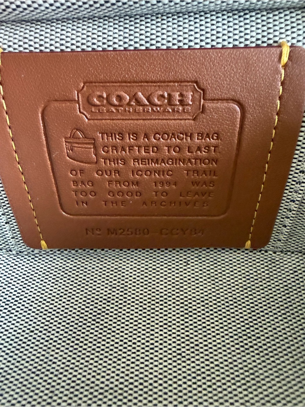 Coach Black Trail bag 15 - Picture 7 of 7